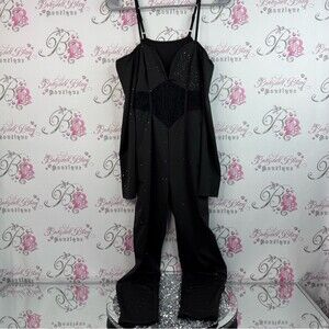 Zich jumper one piece pants suit sparkles Sparkly Jumpsuit with corset Detail
